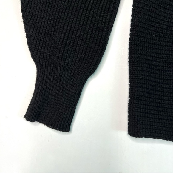 Deluc Cross Front Sweater Black Size Small - Picture 8 of 8